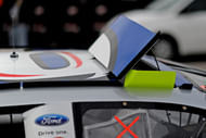 Greg Biffle crashed during the NASCAR Cup Series 2009 Kansas Lottery 300. Source: Imagn